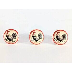 Ceramic Rooster drawer /cabinet knobs/pulls